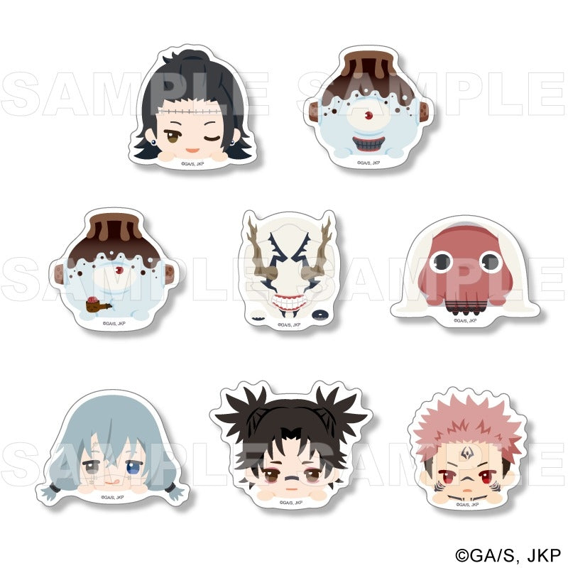 (Goods - Sticker) Jujutsu Kaisen Chokotte! Trading Sticker Cursed Spirit & Cursed Object (Blind Box -Single)