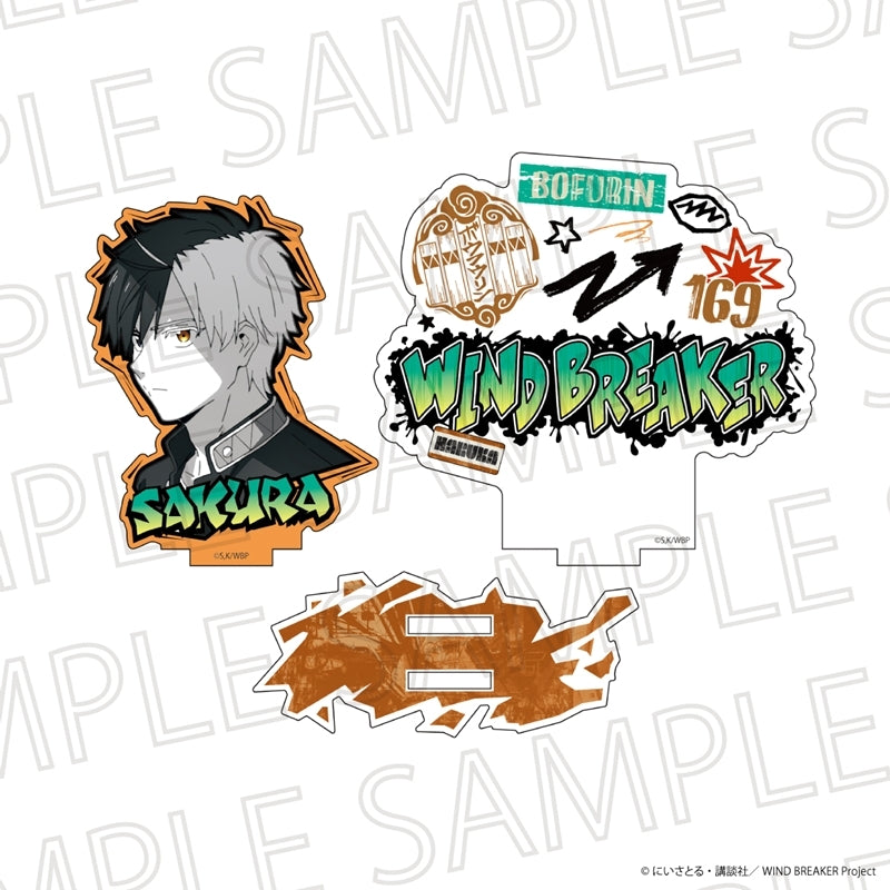 WIND BREAKER ファボテリア アクスタ 未開封 コンプセット Goods - Acrylic Stand) WIND BREAKER Acrylic Stand w/Background (Accen