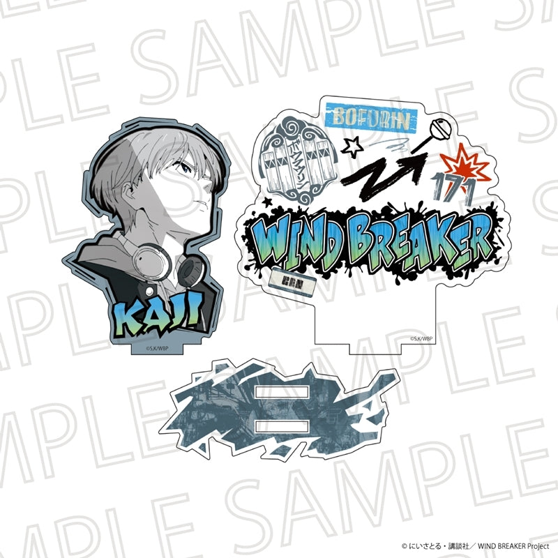 Goods - Acrylic Stand) WIND BREAKER Acrylic Stand w/Background (Accen