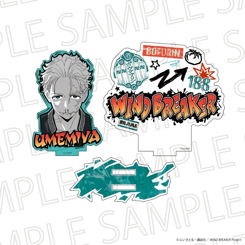 Goods - Acrylic Stand) WIND BREAKER Acrylic Stand w/Background (Accen