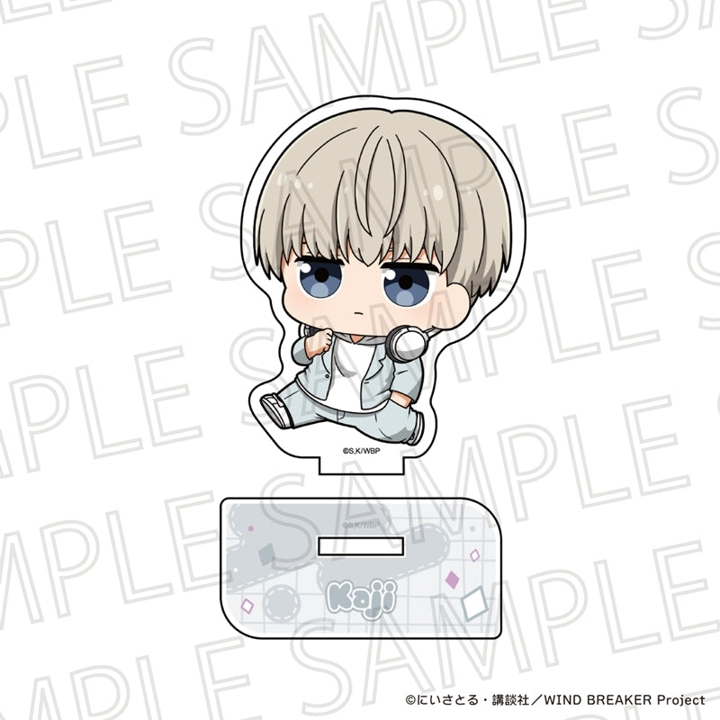 Goods - Acrylic Stand) WIND BREAKER Puchiteku Acrylic Stand Ren Kaji