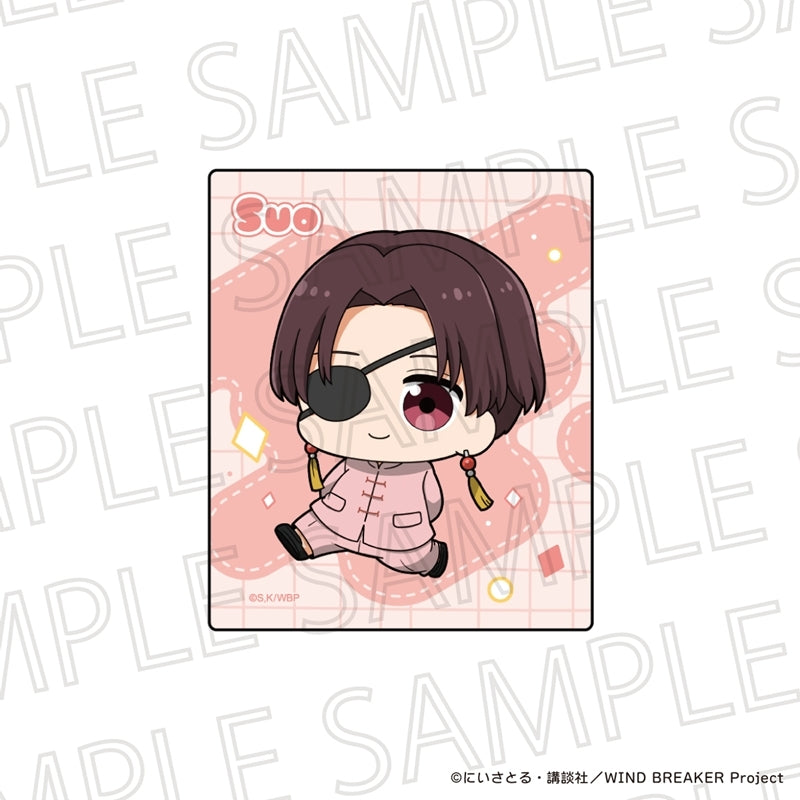Goods - Sticker) WIND BREAKER Puchiteku Square Cut Sticker Hayato Suo