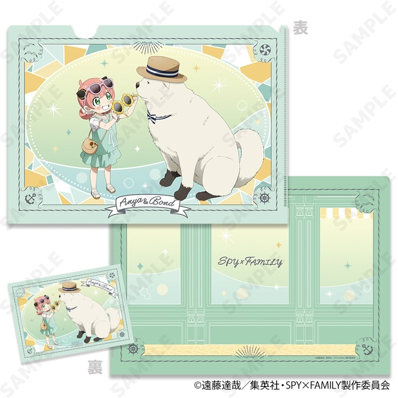 Goods - Set) TV Anime SPY x FAMILY Clear File & Bromide Set 4. Anya &