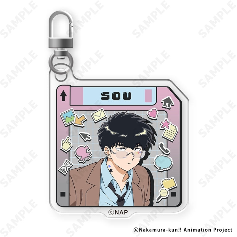 Goods - Keychain) TV Anime Go for It, Nakamura! Acrylic Keychain 3. S