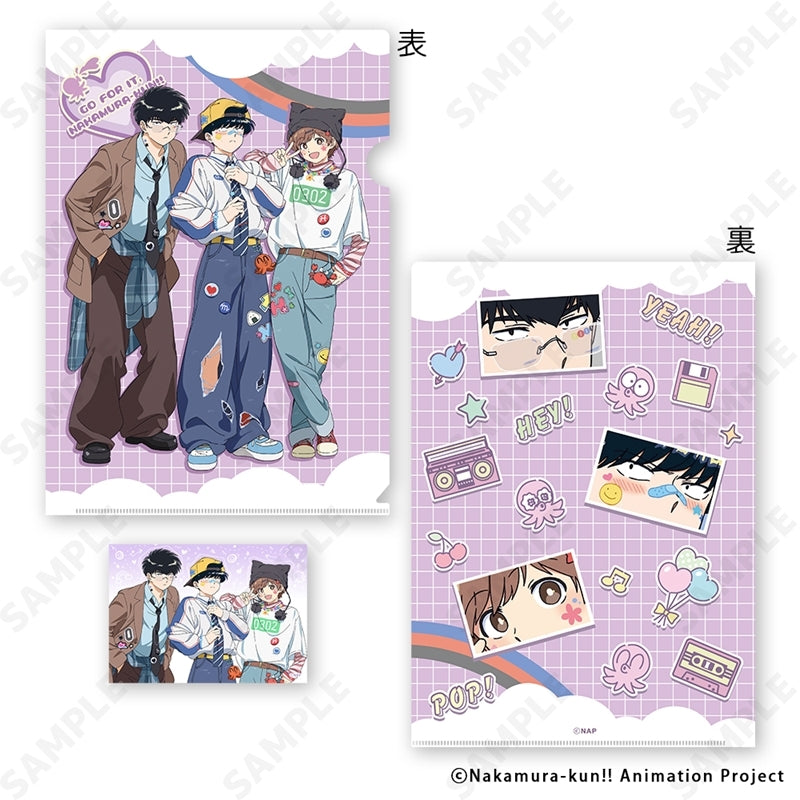 Goods - Set) TV Anime Go for It, Nakamura! Clear File & Bromide Set B
