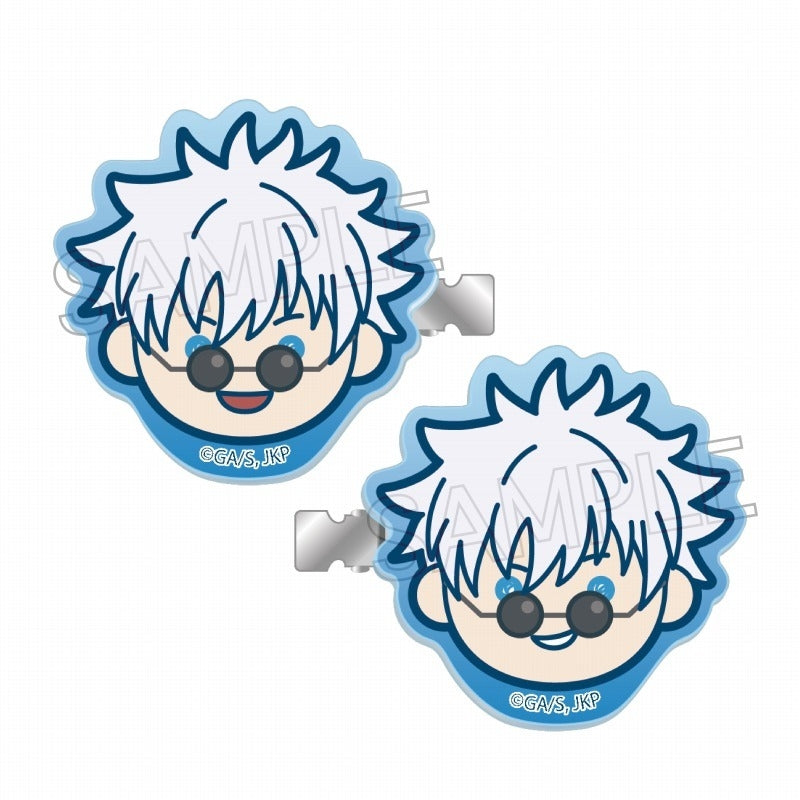 (Goods - Hair Band) Jujutsu Kaisen MaruKao Hinged Barrettes For Bangs Satoru Gojo