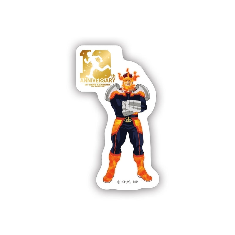 Goods - Sticker) My Hero Academia 10th Anniversary Sticker Endeavor