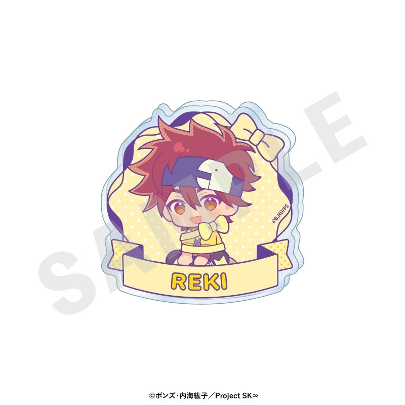 (Goods - Badge) Original TV Anime - SK8 the Infinity Chibi Ribbon Series Trading Name Badge (8 Types Total)(Blind Box -Single)
