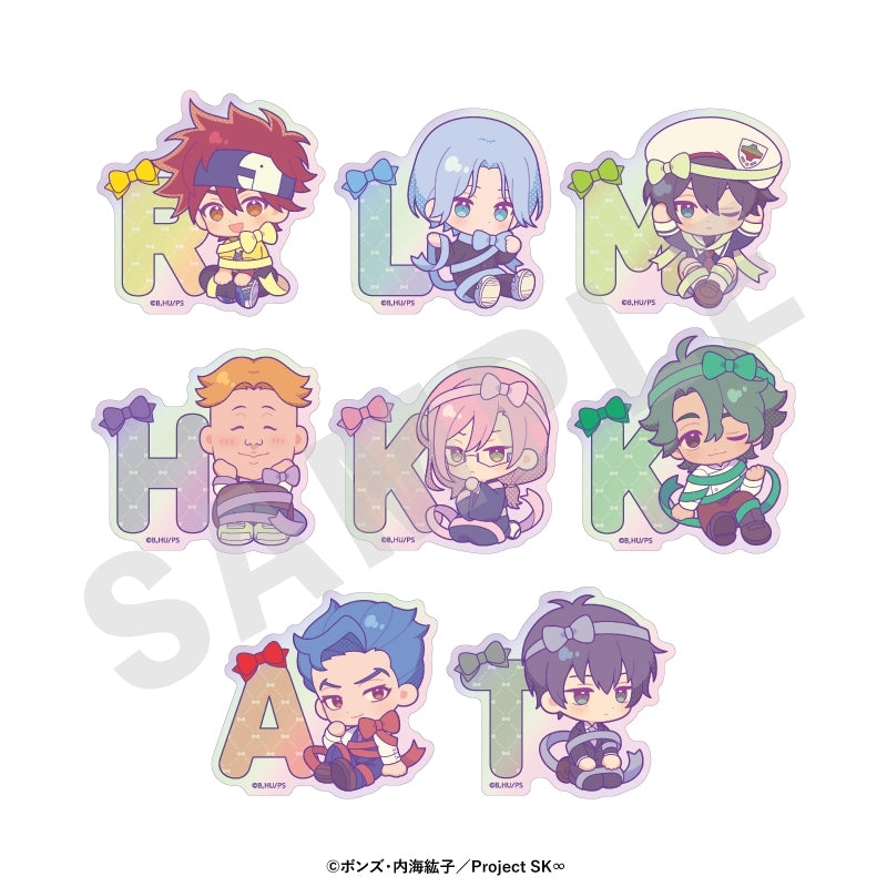 chibi（感謝）/8 Goods - Sticker) Original TV Anime - SK8 the Infinity Chibi Ribbon