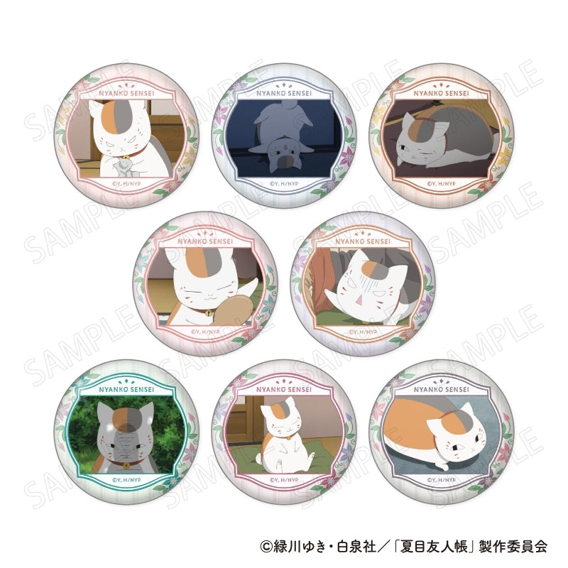 (1BOX=8)(Goods - Badge) Natsume's Book of Friends (Natsume Yuujinchou) Nyanko Sensei Face Collection Button Badge VOL. 2(Blind Box -Single)