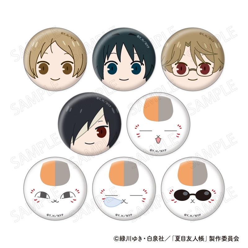 (1BOX=8)(Goods - Badge) Natsume's Book of Friends (Natsume Yuujinchou) MuniChara Badge(Blind Box -Single)
