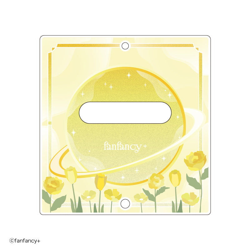 (Goods - Badge) fanfancy+ Badge Acrylic Frame Dreamy Flower (Yellow)