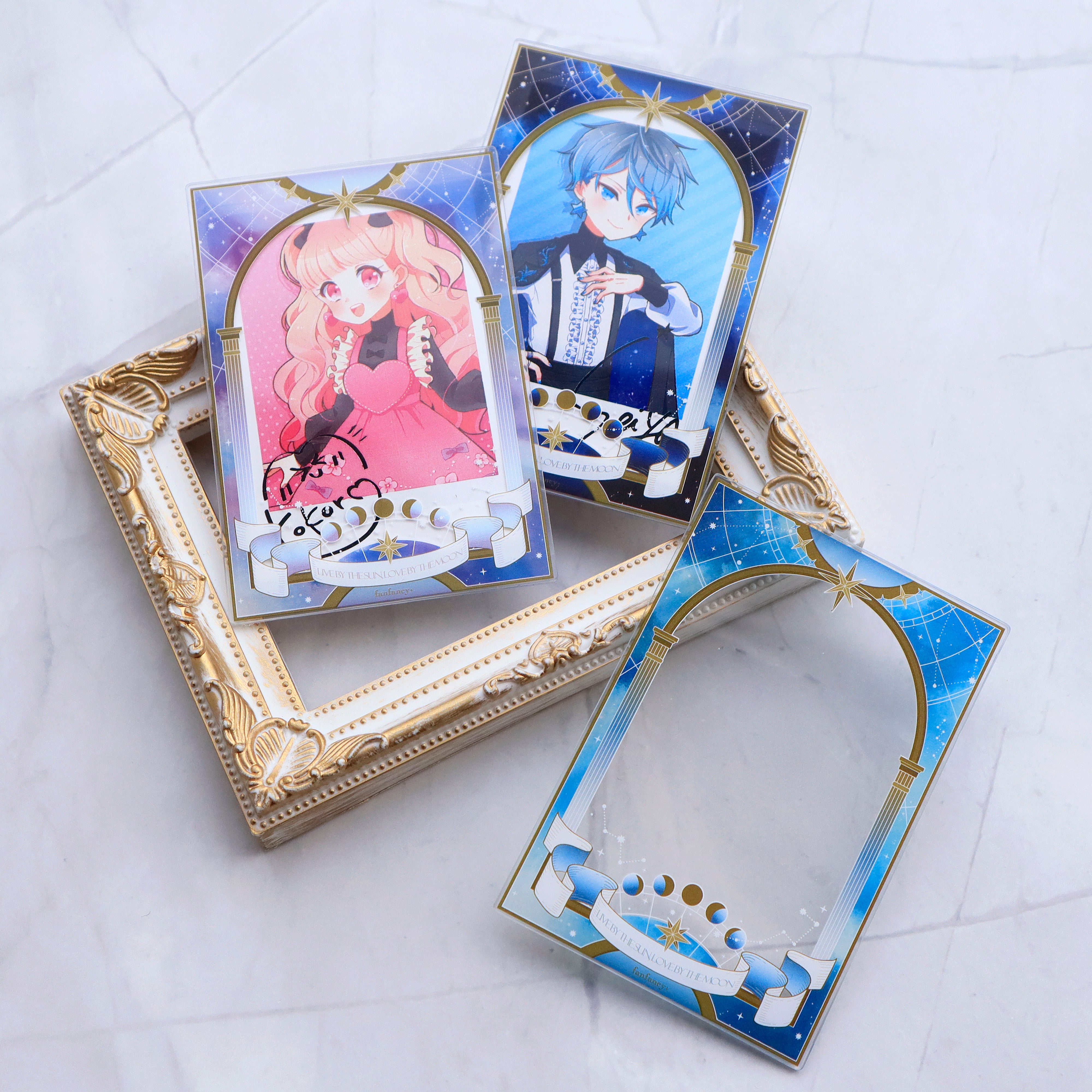 (Goods - Card Case) fanfancy+ Hard Card Case Card Size Astronomica (Blue)