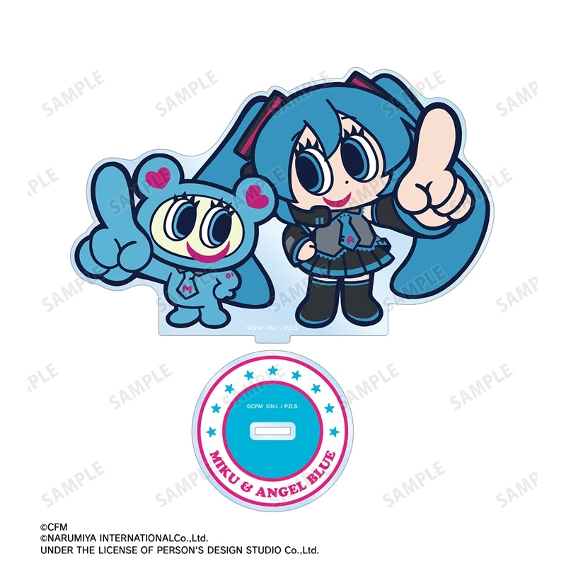 (Goods - Acrylic Stand) Hatsune Miku x Angel Blue Big Acrylic Stand Hatsune Miku & Nakamura-kun