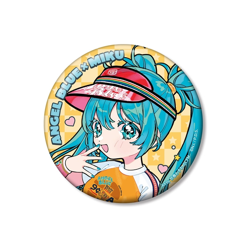 ピンズ・ピンバッジ・缶バッジ Miku Hatsune Miku x Angel Blue Big Button Badge Art by Amaharu Wasure