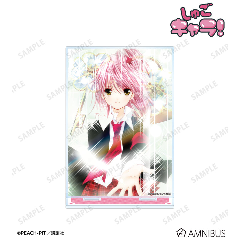 (Goods - Acrylic Stand) Shugo Chara! Big Acrylic Stand Amu Hinamori