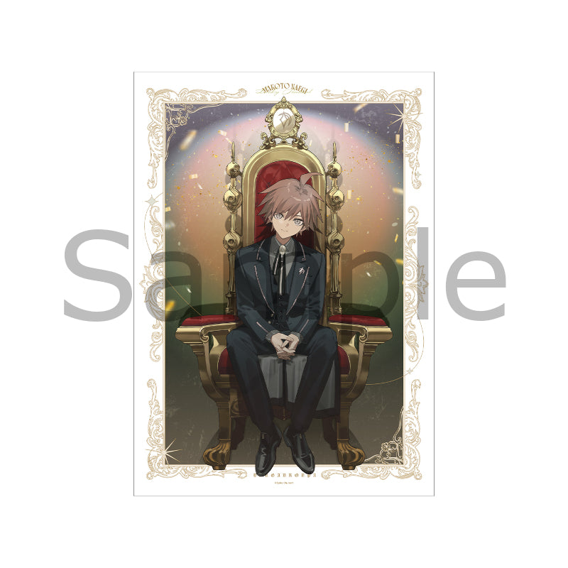 (Goods - Poster) Danganronpa Series A3 Matte Poster Throne ver. Illustrated by およ