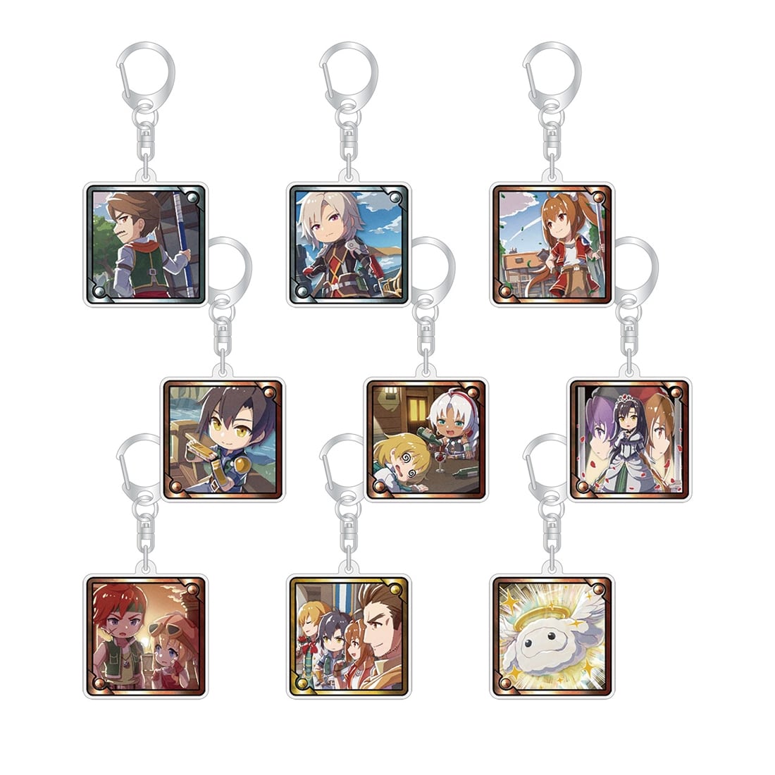 (Goods - Keychain) Trails in the Sky 1st Chapter Tradable Acrylic Keychain Ver.C (Blind Box - Single)