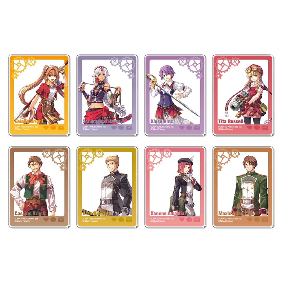 (Goods - Card) Trails in the Sky 1st Chapter & Nihon Falcom 45th Anniversary Tradable Acrylic Card Ver.A (Blind Box - Single)