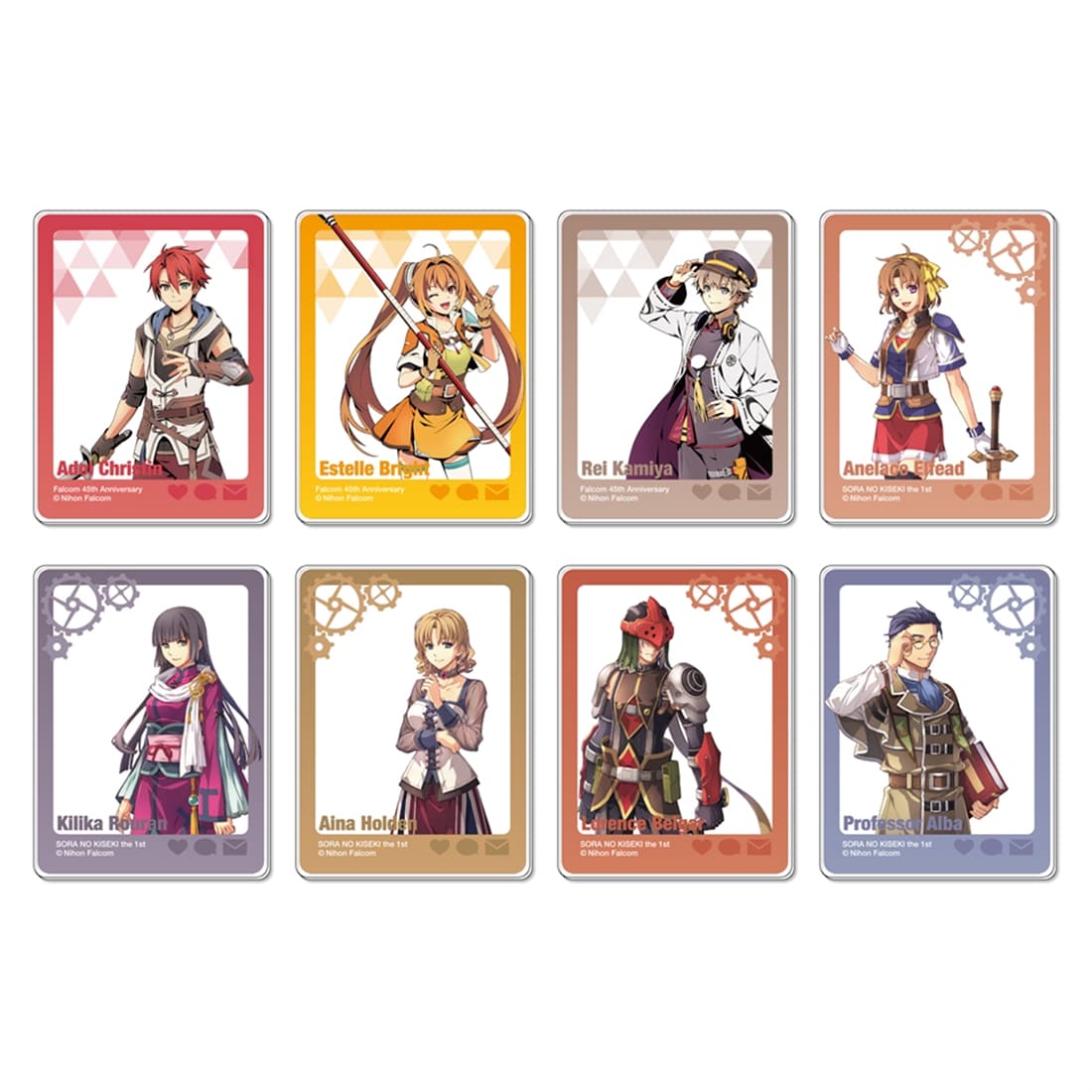 (Goods - Card) Trails in the Sky 1st Chapter & Nihon Falcom 45th Anniversary Tradable Acrylic Card Ver.C (Blind Box - Single)