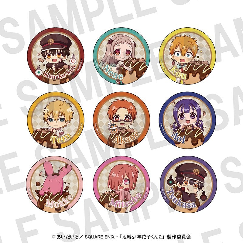 (1BOX=9)(Goods - Badge) TV Anime - Toilet-Bound Hanako-kun x Bakudan-yaki Trading Button Badge(Blind Box -Single)