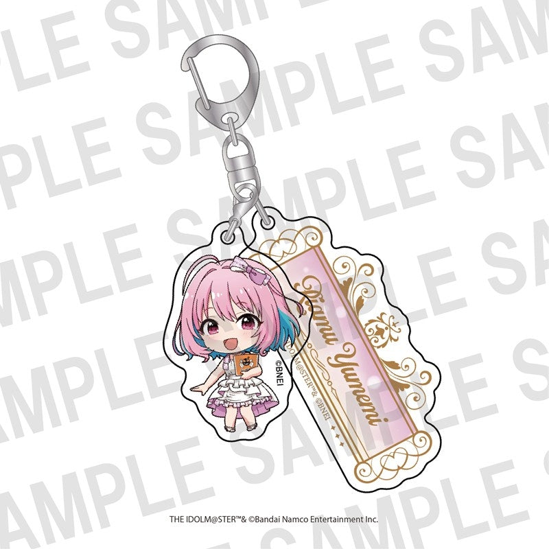 (Goods - Keychain) The Idolmaster Cinderella Girls CINDERELLA GIRLS fes. Once Upon a St@rs STARLIGHT ALLIANCE x Bakudan-yaki Honpo Name Keychain Riamu Yumemi
