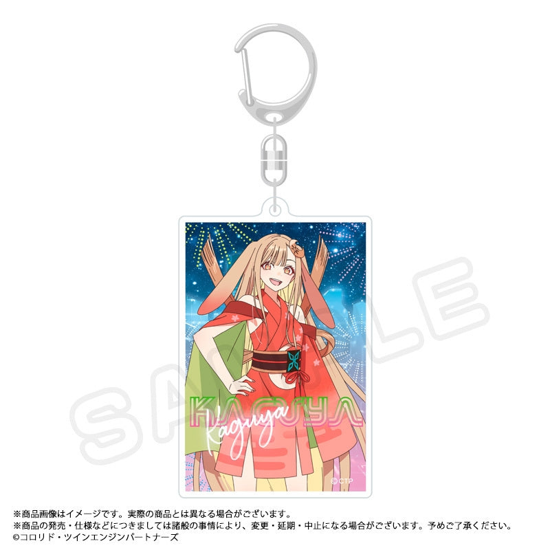 (Goods - Keychain) Cosmic Princess Kaguya! Square Keychain A Kaguya