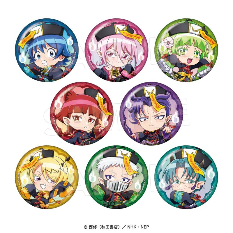 (1BOX=8)(Goods - Badge) Welcome to Demon School! Iruma-kun Chara Badge Collection (Devil & Jiangshi)(Blind Box -Single)