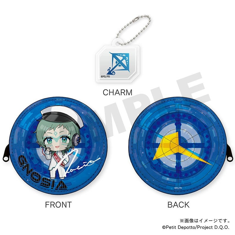 (Goods - Pouch) GNOSIA Mini Flat Pouch w/Acrylic Charm Racio