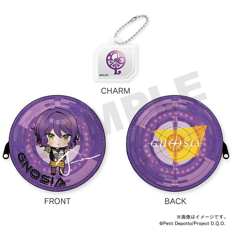 (Goods - Pouch) GNOSIA Mini Flat Pouch w/Acrylic Charm Jina