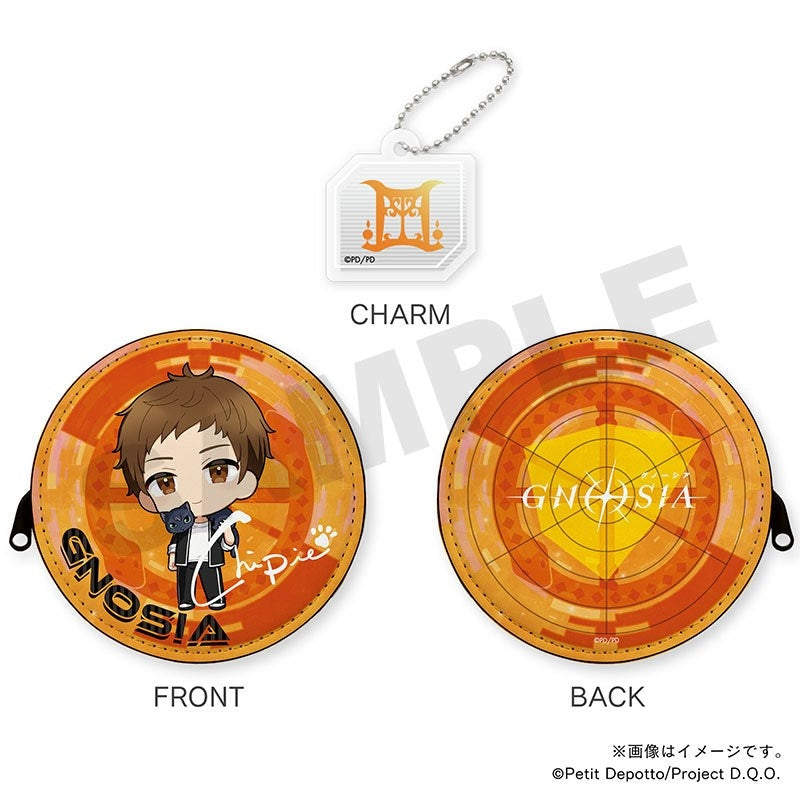 (Goods - Pouch) GNOSIA Mini Flat Pouch w/Acrylic Charm Chipie