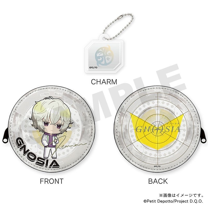 (Goods - Pouch) GNOSIA Mini Flat Pouch w/Acrylic Charm Remnan