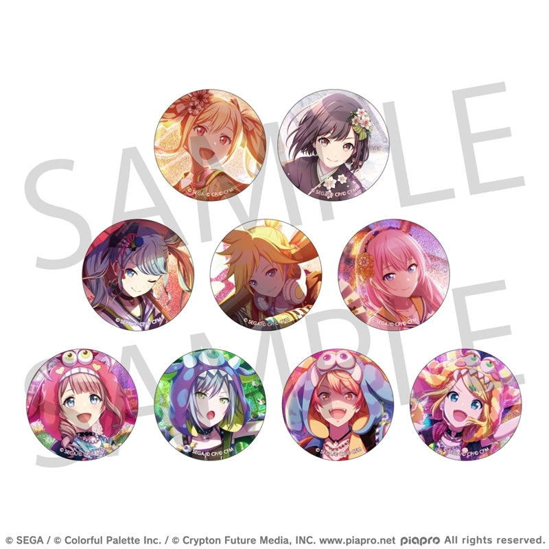 (Goods - Badge) Hatsune Miku: Colorful Stage! Glitter Badge Collection Vol. 6 B (Blind Box -Single)