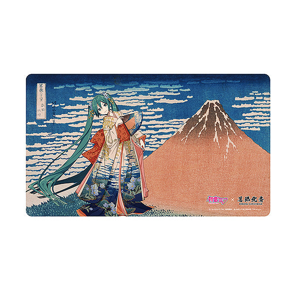 (Desk Mat) Hatsune Miku x Katsushika Hokusai Fine Wind, Clear Morning