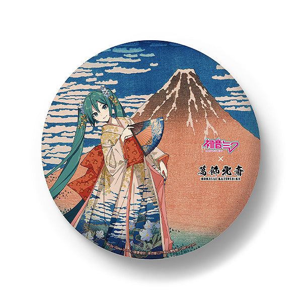 (Badge) Hatsune Miku x Katsushika Hokusai Fine Wind, Clear Morning