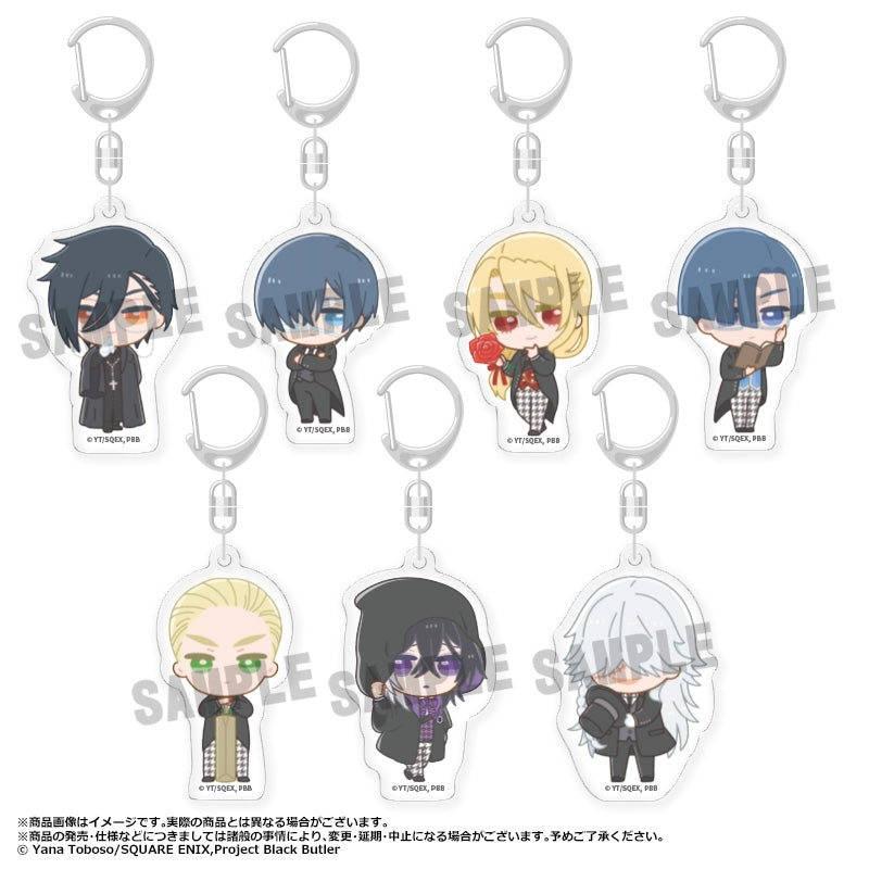 (Goods - Key Chain) Black Butler: Public School Arc FUWARUME Trading Acrylic Key Chain (Blind Box -Single)