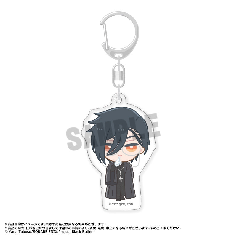 (Goods - Key Chain) Black Butler: Public School Arc FUWARUME Trading Acrylic Key Chain (Blind Box -Single)