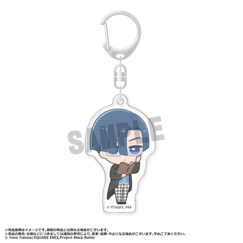 (Goods - Key Chain) Black Butler: Public School Arc FUWARUME Trading Acrylic Key Chain (Blind Box -Single)