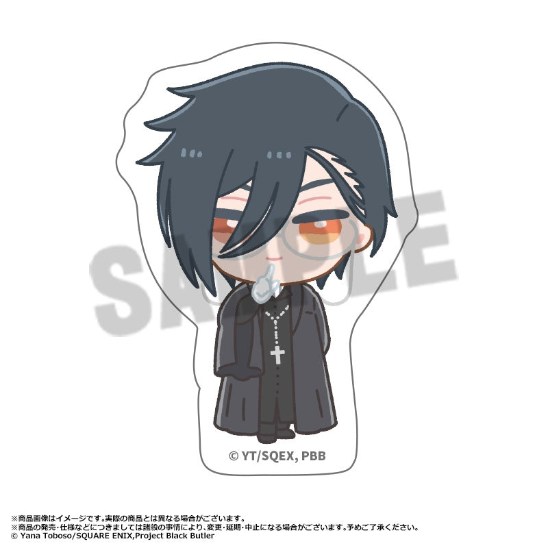 (Goods - Sticker) Black Butler: Public School Arc FUWARUME Die-cut Sticker A