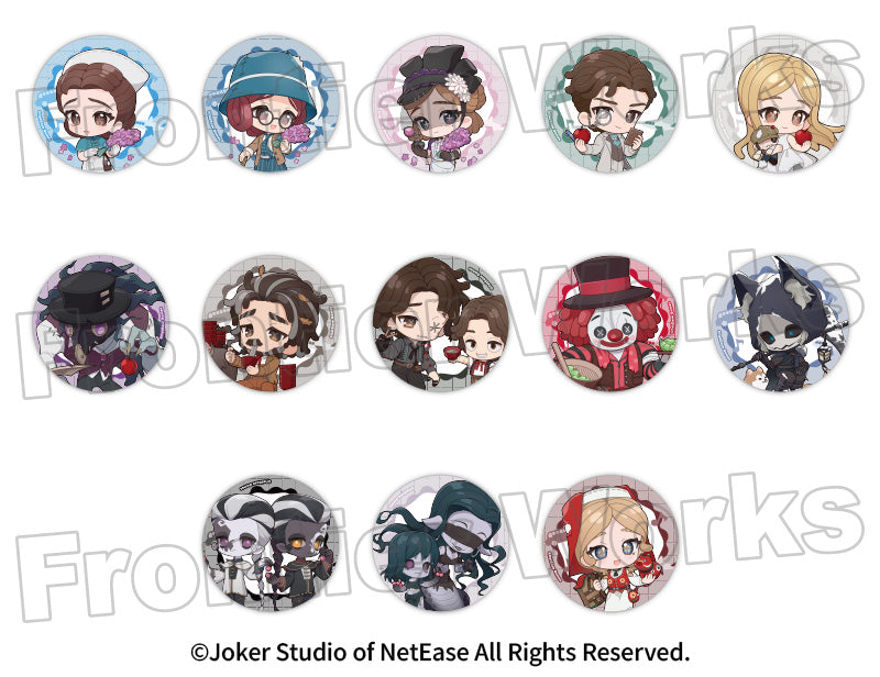 (Goods - Badges) Identity V Fun Trip Hokkaido & Tohoku Badge (Blind Box -Single)