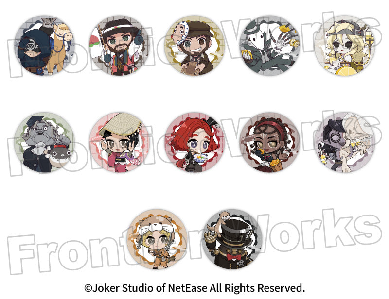 (Goods - Badges) Identity V Fun Trip Chuugoku & Shikoku Badge (Blind Box -Single)