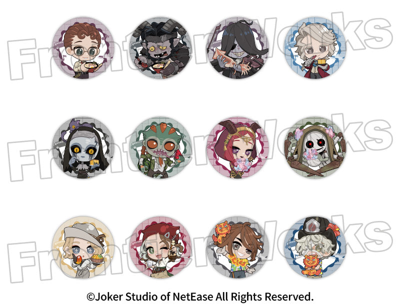 (Goods - Badges) Identity V Fun Trip Kyushu & Okinawa Badge (Blind Box -Single)