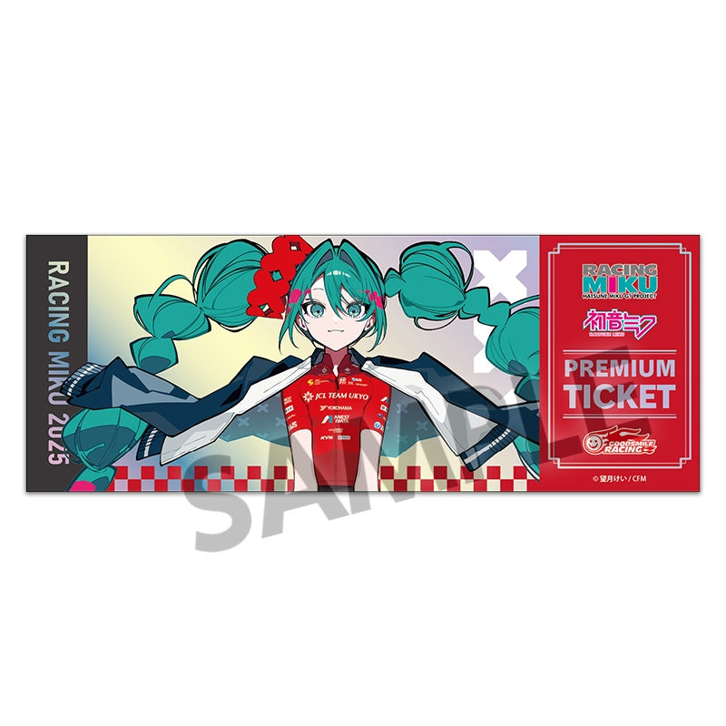 (Goods - Card) Racing Miku 2025 Ver. Trading Holographic Ticket Style Card (Blind Box -Single)
