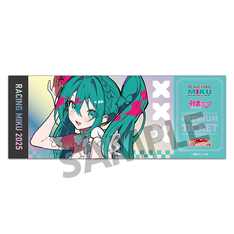 (Goods - Card) Racing Miku 2025 Ver. Trading Holographic Ticket Style Card (Blind Box -Single)
