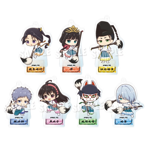 (1BOX=7)(Goods - Keychain) The Elusive Samurai Trading Mini Acrylic StandKeychain Calligraphy ver. (animate Advance Sales)(Blind Box -Single)