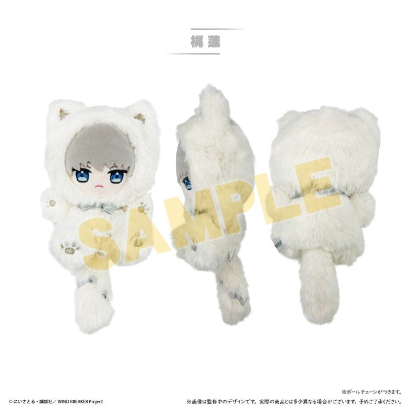 (Goods - Keychain) WIND BREAKER Anime Ver. Tapi Nyanko Vol. 2 Kaji Ren