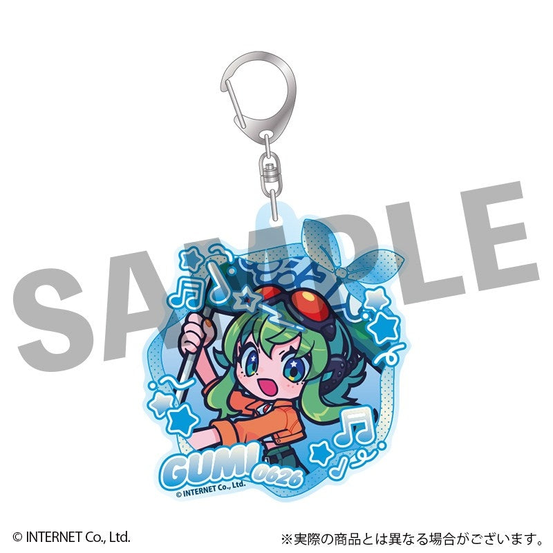 Goods - Keychain) VOCALOID GUMI Fure Friends Acrylic Keychain Flag Ve