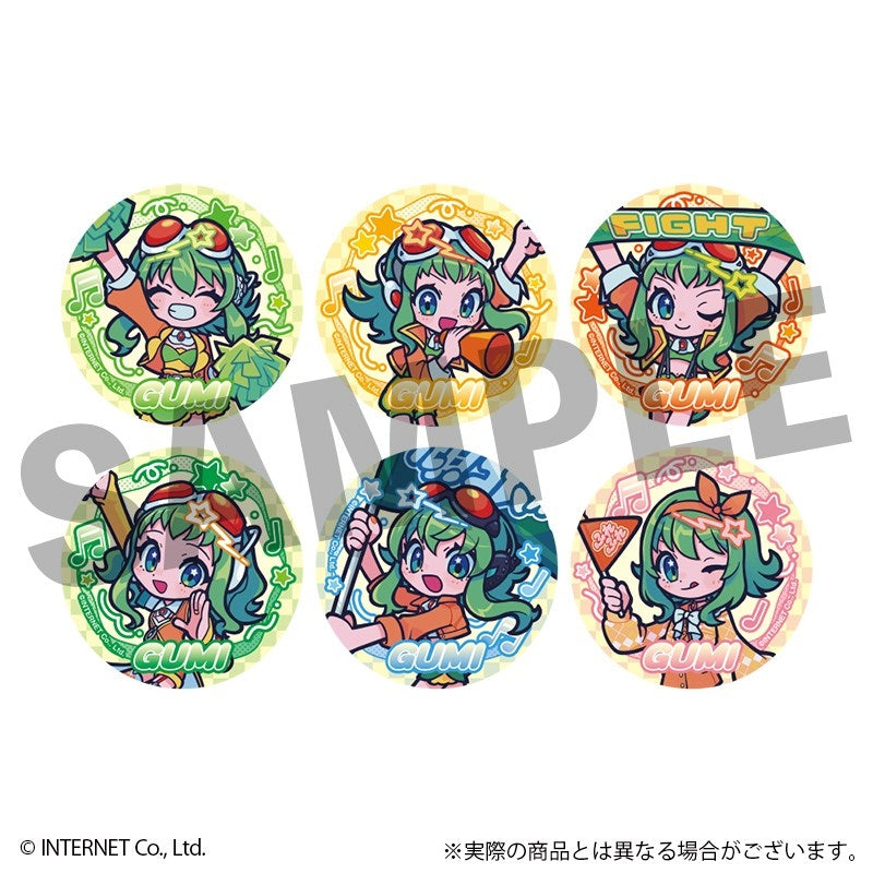 (1BOX=6)(Goods - Badge) VOCALOID GUMI Trading Fure Friends Button Badge(Blind Box -Single)