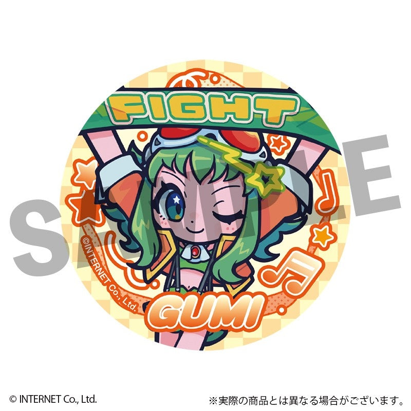 (1BOX=6)(Goods - Badge) VOCALOID GUMI Trading Fure Friends Button Badge(Blind Box -Single)