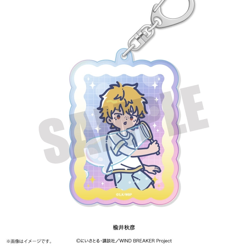(Goods - Keychain) TV Anime WIND BREAKER Retro Pop Vol. 4 Iridescent Acrylic Keychain Akihiko Nirei
